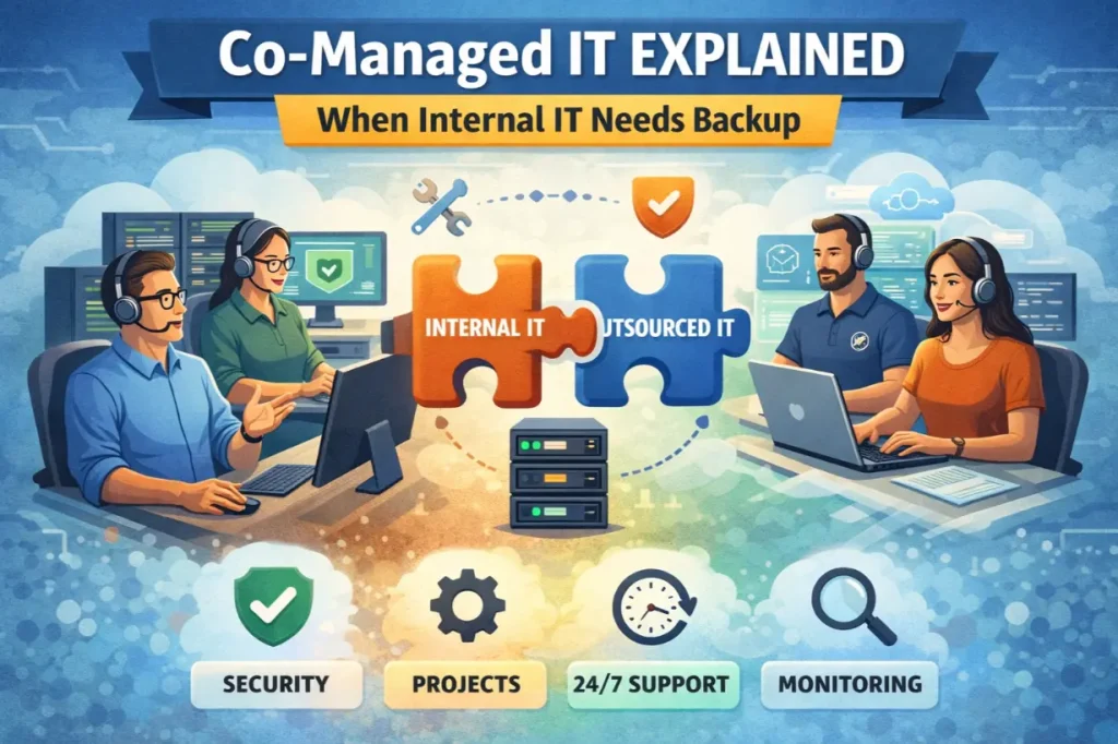 Co-Managed IT Explained: When Internal IT Needs Backup