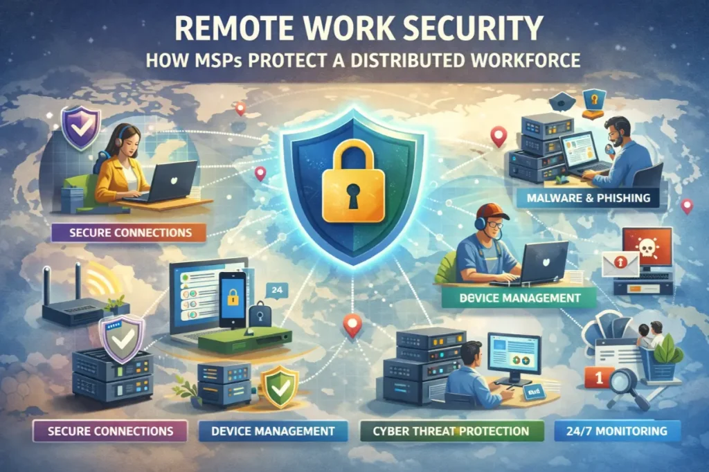 Remote Work Security: How MSPs Protect a Distributed Workforce