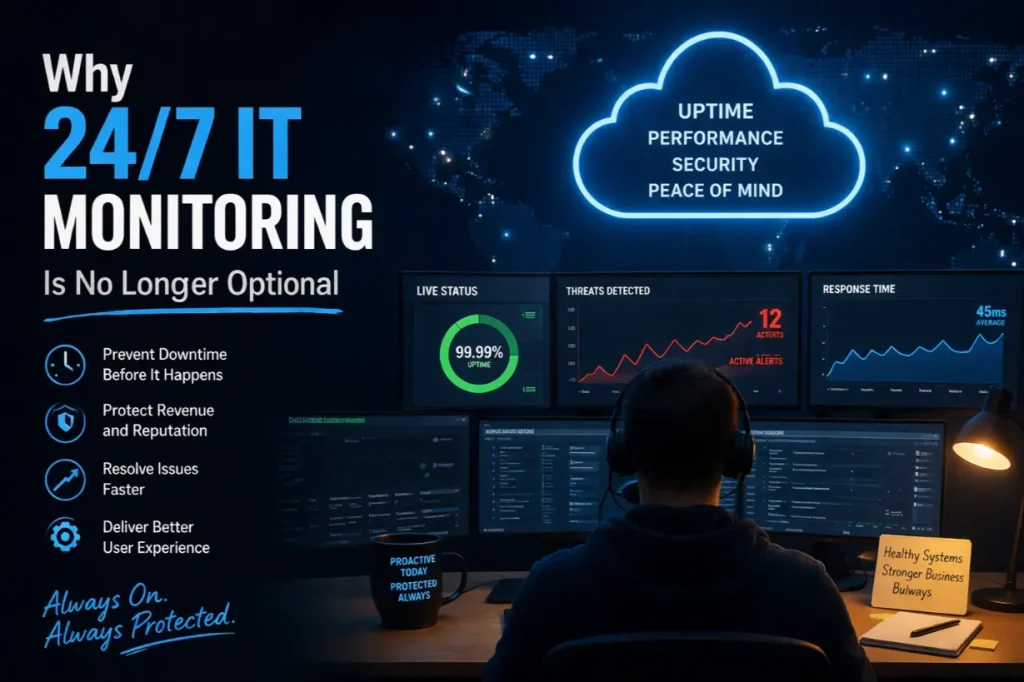 Why 24/7 IT Monitoring Is No Longer Optional