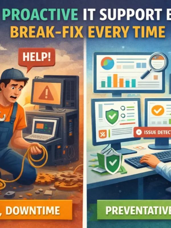 Why Proactive IT Support Beats Break-Fix Every Time